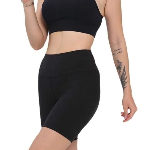 High Waisted Yoga Biker Shorts - Picture 6 of 6